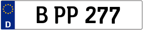 Truck License Plate